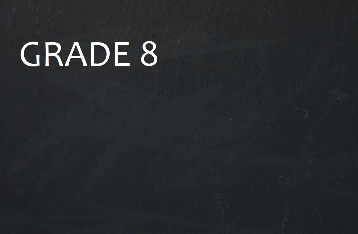 Grade 8 - Science